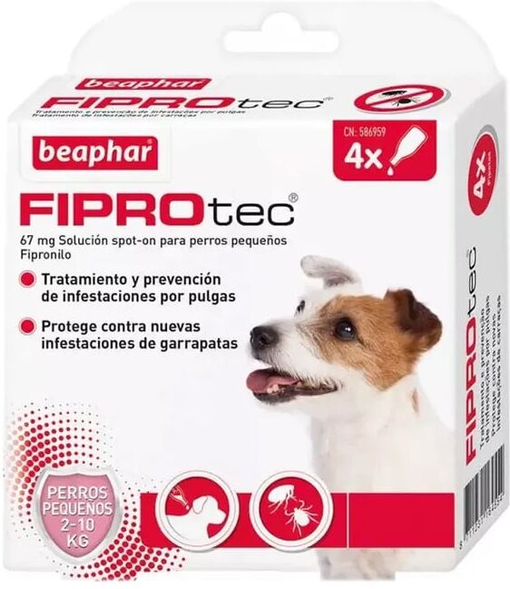 Beaphar Fiprotec Spot On Perro Pequeños 2-10 Kg 4 Uds