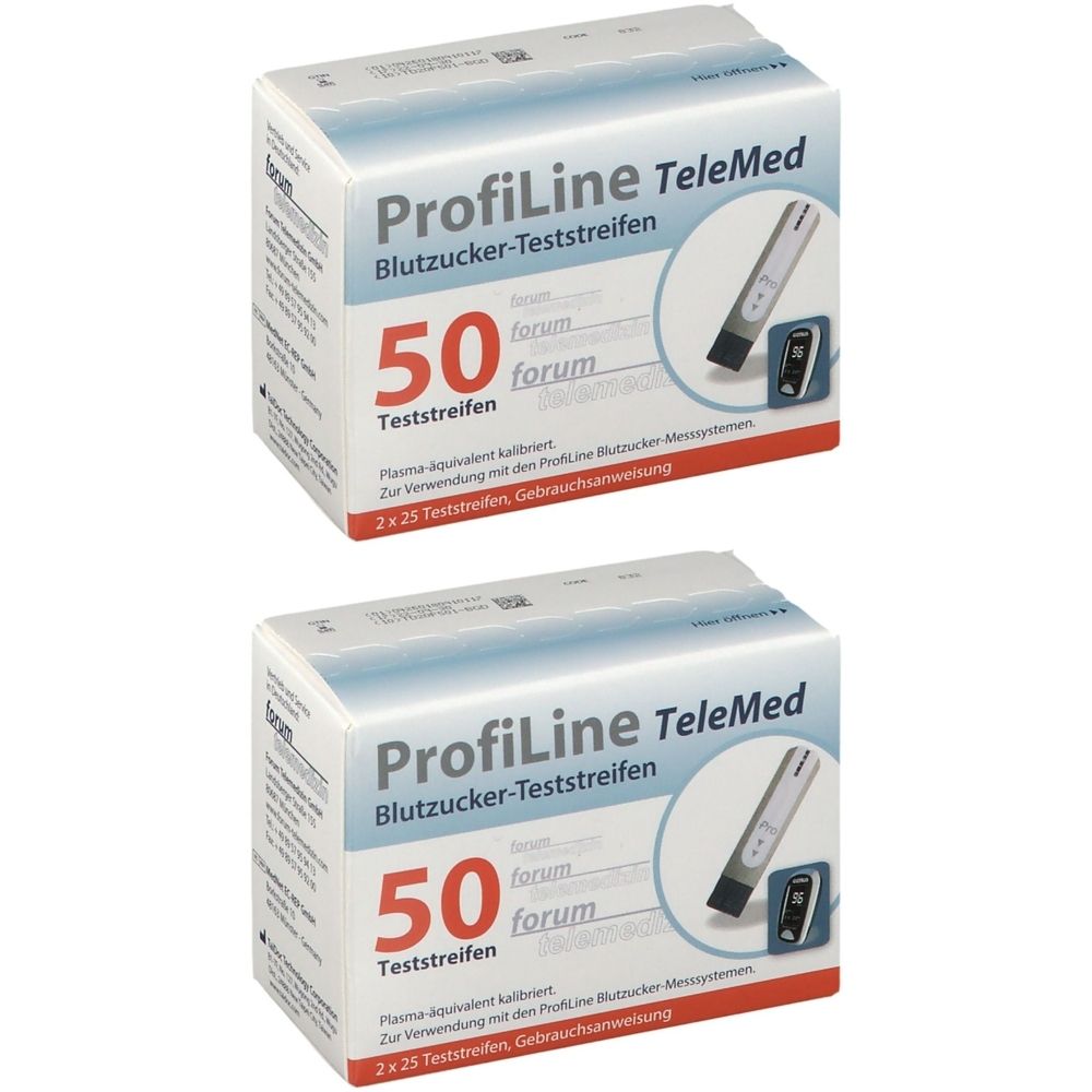 Profiline Teststreifen Cignus 2x 2x2x25 St