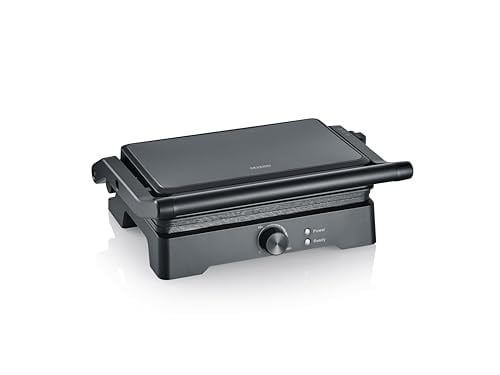 Severin KG2391 MultiGrill XL Elektrische Contactgrill met Keramische Coating, 1800 W, Zwart