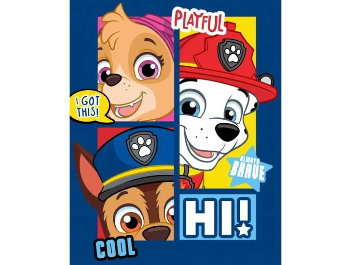 Paw Patrol fleece plaid playful - 100 x 140 cm