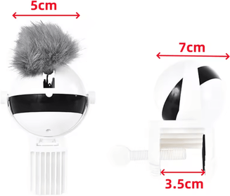 Inspire Curations PurrBounce Automatic Interactive Cat Teasing Ball lifting Ball