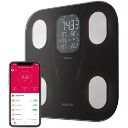 Sencor, Personenwaage, - Personal scale SBS 9002BK (180 kg)