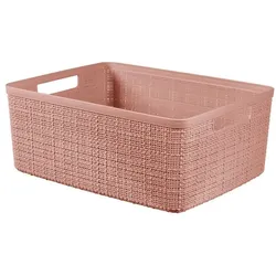 Korb JUTE rosa (BHT 36x15x28 cm) - rosa - BHT 36x15x28 cm