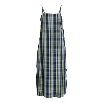 Maxikleid QUIKSILVER "Tilcara Tube", Damen, Gr. M, blau (micro chip tilcara check), Obermaterial: 100% Lyocell., Kleider Maxikleid