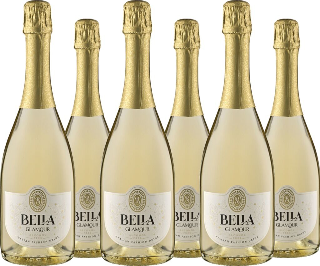 6er Vorteilspaket Bella Glamour Bianco - Alkoholfrei  Iris Vigneti