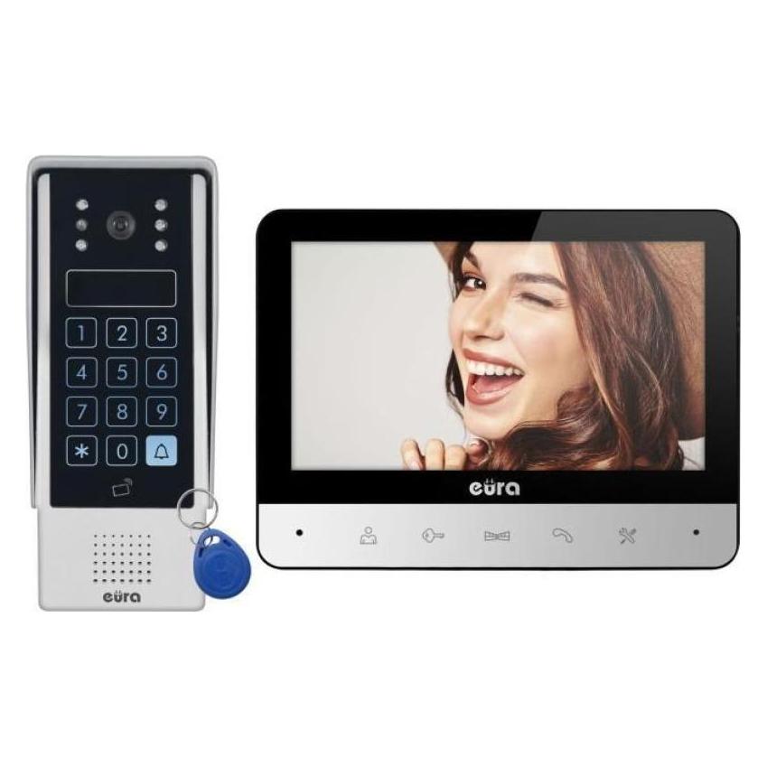 Eura Video-Gegensprechanlage VDP-77A3 (Ethernet, Funk, Kabelgebunden) (47331)