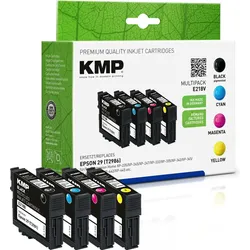 KMP E218V Druckerpatrone Schwarz, Cyan, Magenta, Gelb