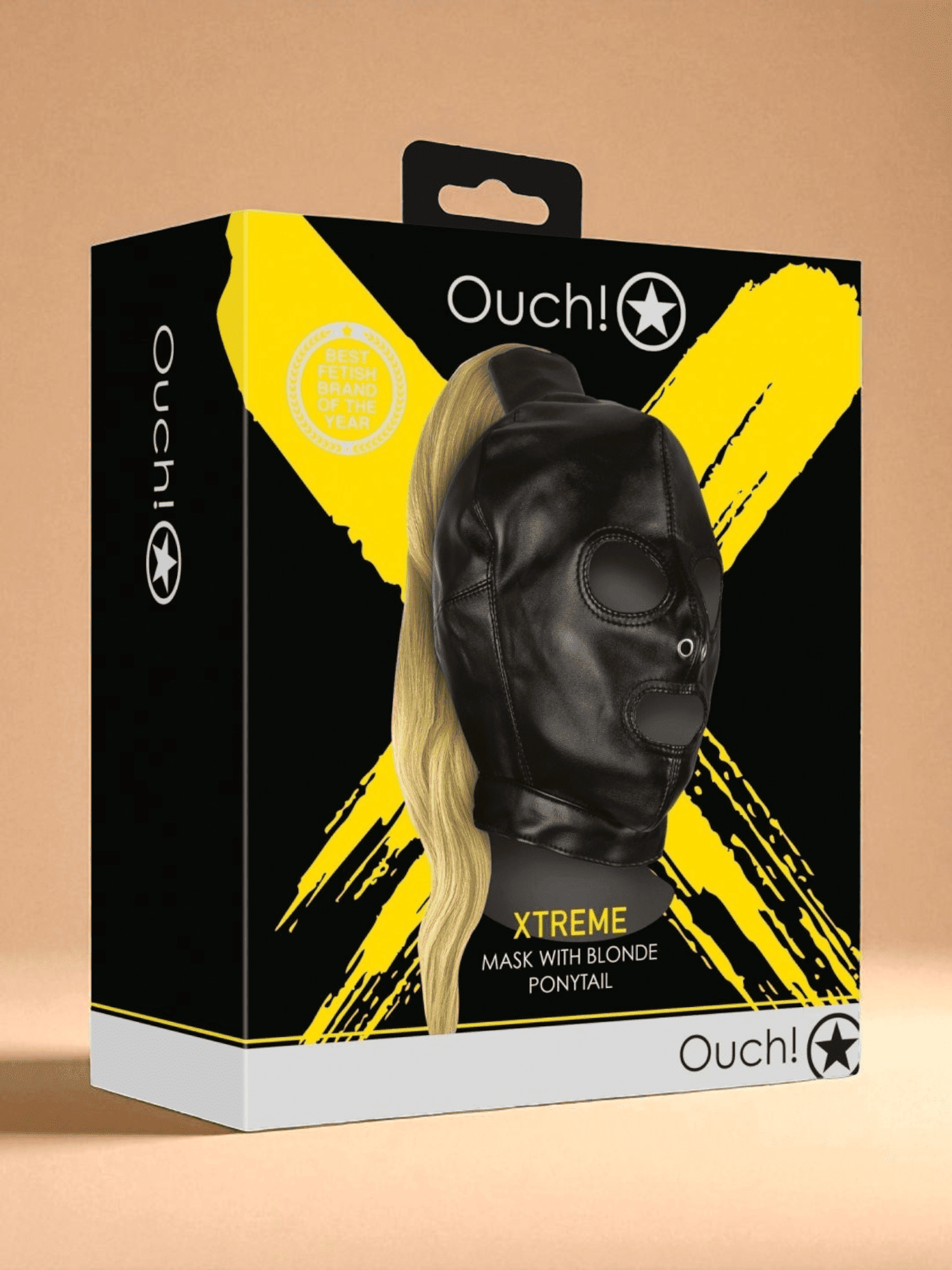 Xtreme Cagoule avec cheveux blond - Black