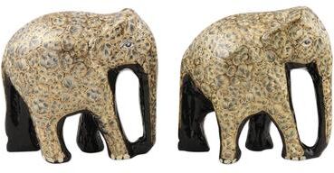 Novica Handmade Bond Of Friendship In Grey Papier Mache Statuettes (Pair)