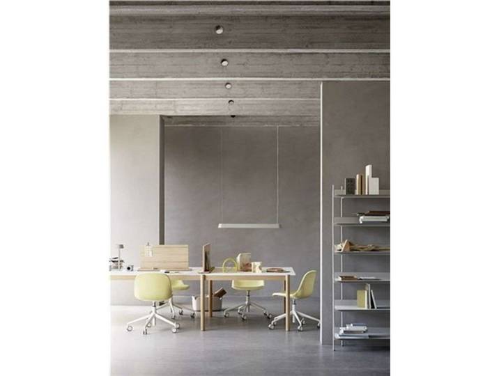 Linear Pendelleuchte L87 Black - Muuto - Esszimmer - Aluminium