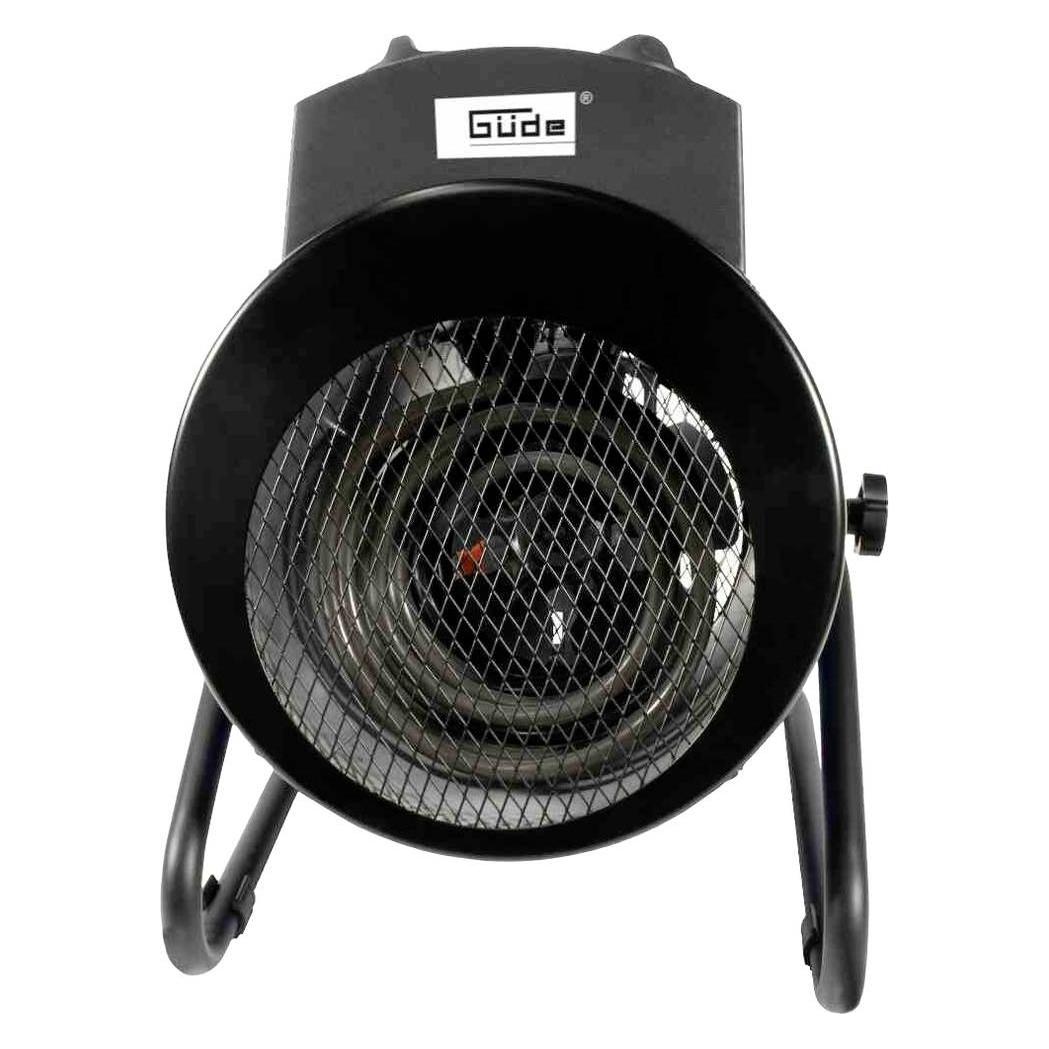 Güde Elektroheizer Heitgerät 5 kW / 400 V Starkstrom mit Thermostat & Überhitzungsschutz (5000 W) (85131)