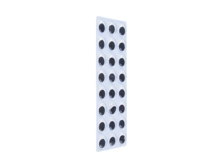 Glorex Wackelaugen Selbstklebend 15 mm 23 Stück