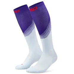 Cep Damen Core Run Edt. Split Tall Socks blau