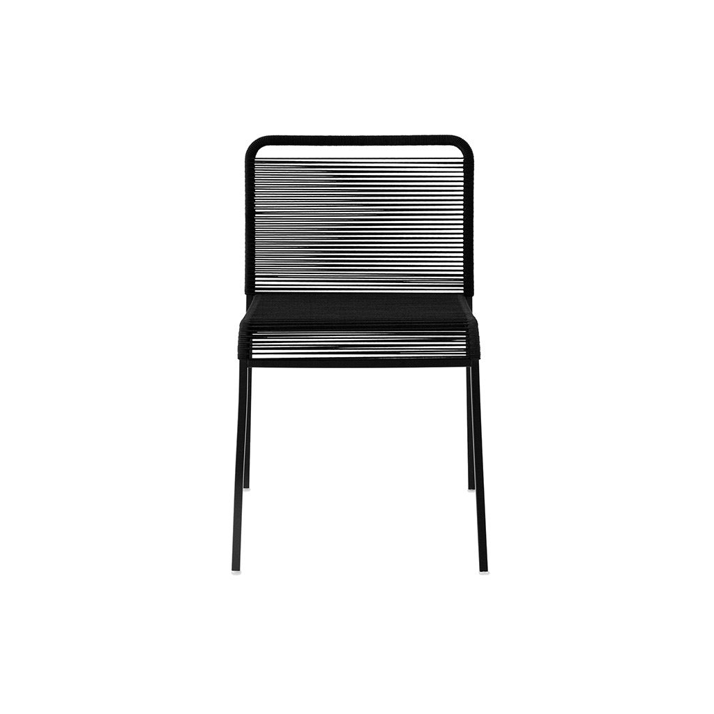 Lapalma Aria S42 Stuhl (schwarz lackiert, Schnur schwarz) schwarz lackiert | Schnur schwarz S42NF1