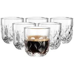 Leonardo GOCCE Espressoglas (2) 60 ml 6er Set