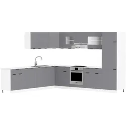 VCM, Regal, Eck Küchenschrank Unterschrank Fasola (76 x 76 x 82 cm)