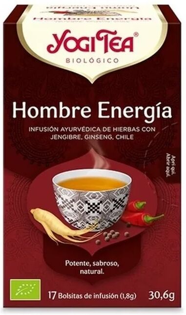 Yogi Tea Homem Energia Infusão 17 Unds