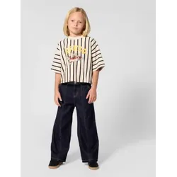 Kenzo Kids für Mädchen. K61957 T-Shirt Fleece beige (10Y= 138cm), Lässig, Baumwolle, Kurzarm, Kinderbekleidung