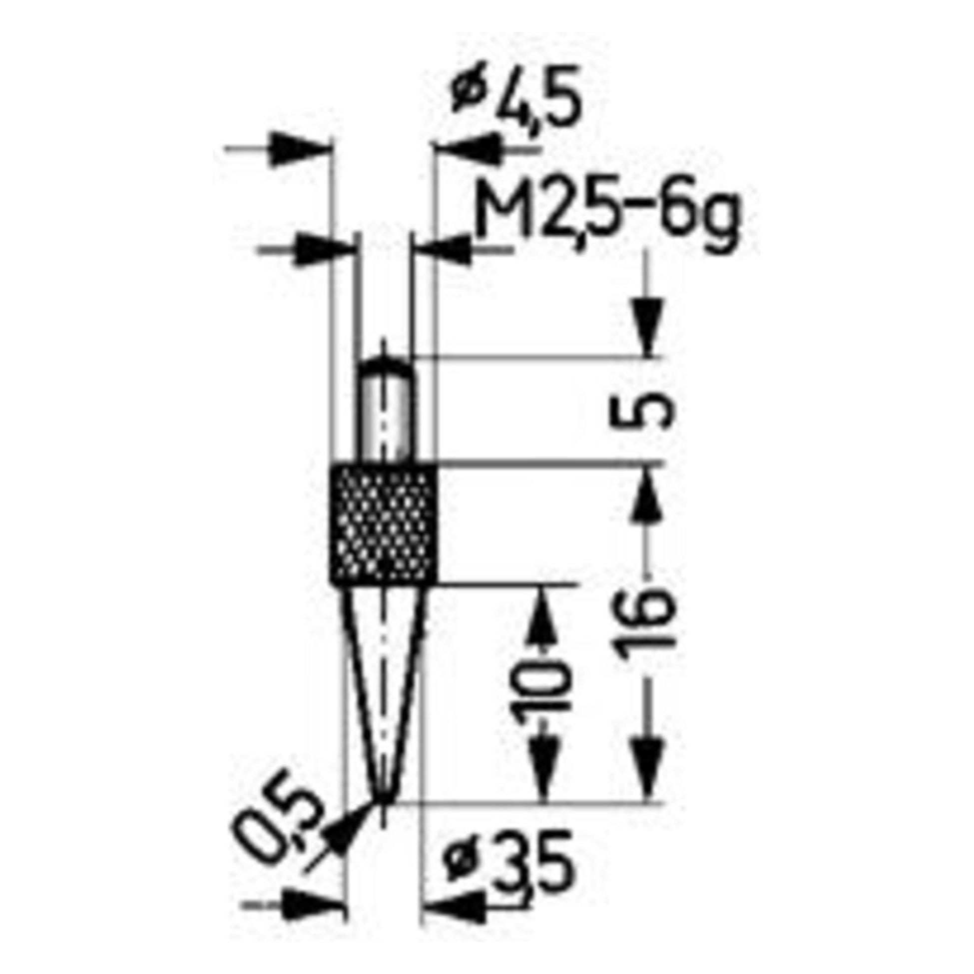 Holex Käfer Messeinsatz Stahl Typ 15/ 0,5mm (4031452620146)