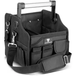Stahlwerk, Werkzeugkoffer, Werkzeugtasche 14 Aussentaschen 2 Innenfächer robuste Elektriker-Tasche
