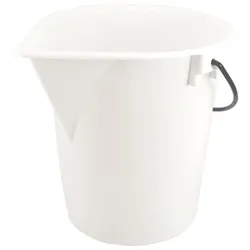 Eimer weiss 25 l mit Ausgießtülle - ohne Deckel
