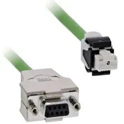Schneider Electric VW3E2092R005 Feedback-Adapter für PacDrive 3 Servomotoren SH3 an Servoantrieb Lexium 62, SubD9/RJ45, 0,5m
