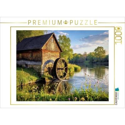 CALVENDO Puzzle Energie aus Bewegung - die Kraft der Mühle. | 1000 Teile Lege-Größe 64x48cm Foto-Puzzle für glückliche Stunden, Sonstige von ,