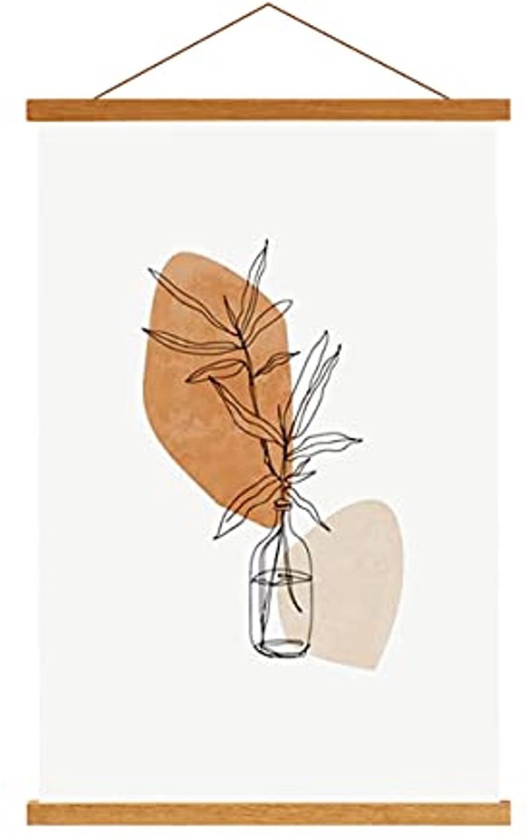 Magnetische Houten Posterhanger Decoratieve Fotohouder