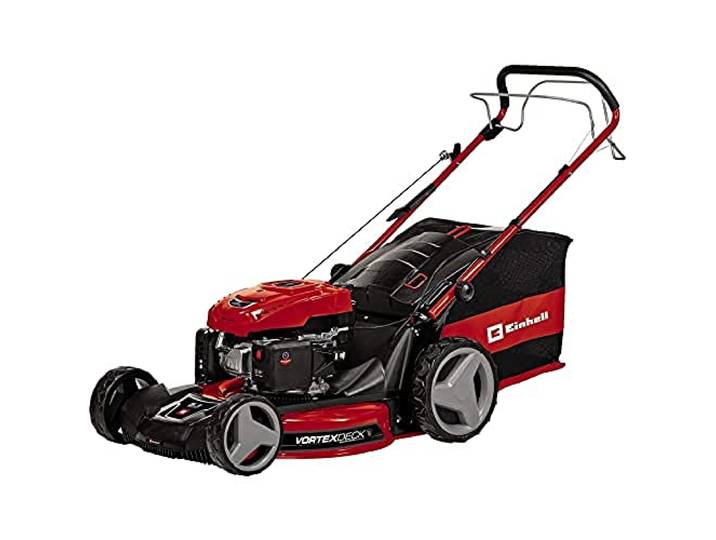 Einhell Tondeuse à Gazon Thermique GC-PM 56/2 S HW pour 2200 m² pare-chocs avant moteur OHV transmission GT de marque système Quick Start