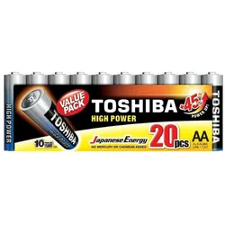 Toshiba LR6GCP MP-20 household disposable AA alkaline battery (20 Stk., AA), Batterien + Akkus