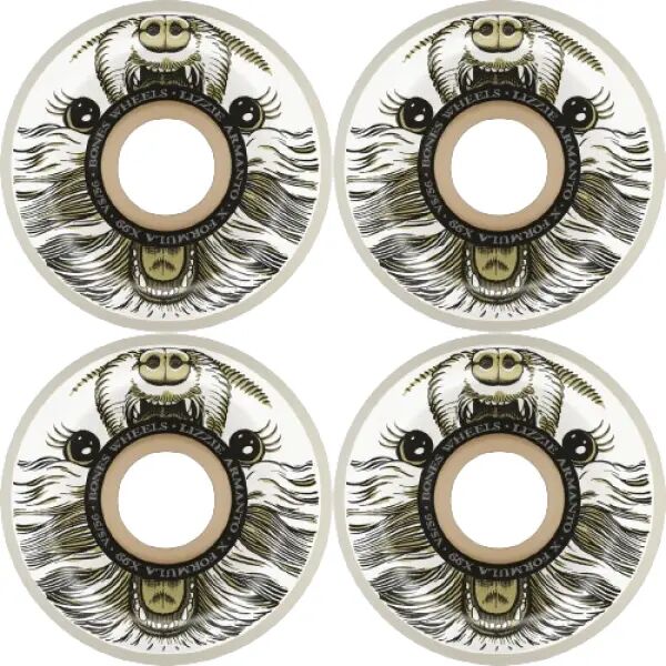 Skateboard Rollen Bones Lizzy Armanto 4 Stk. (56mm - Weiß)