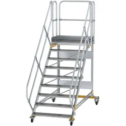 Munk Plattformtreppe 45° fahrbar Stufenbreite 1000mm - 600809