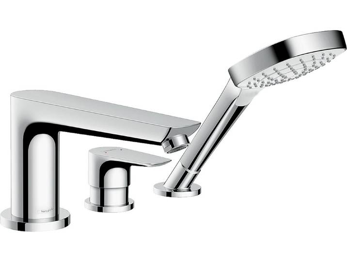 hansgrohe Talis E Jante de baignoire 3 trous avec Secuflex\, saillie 196 mm\, 71730000