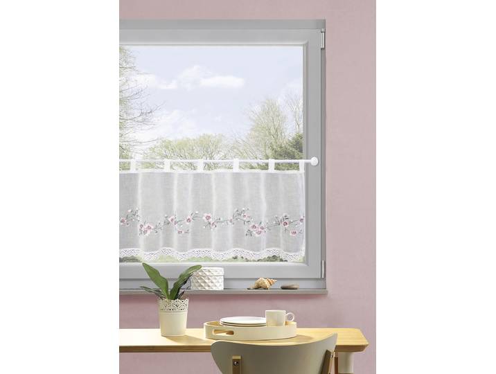 Voilage Elly 120 x 45 x 1cm Blanc