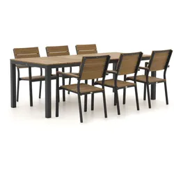 Bellagio Fidenza 220 cm Gartenmöbel-Set 7-teilig stapelbar