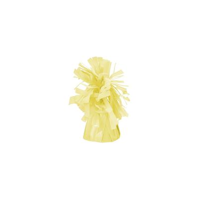 PartyDeco Ballongewicht für Helium 7cm 4er Set Gewichte für Ballons Luftballons Heliumballons Ballonbeschwerer Ballonhalter Deko Gelb
