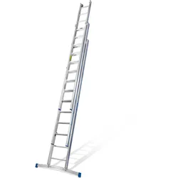 Mauderer Bavaria Schiebeleiter 925 mit Klapptraverse 3x12 Dreikantsprossen