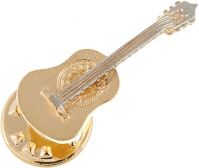 ART of Music Pin Classical Guitar vergoldet
