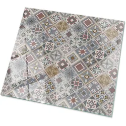 TISCHPLATTE 60x60 cm Mosaikmuster mit Ornamenten