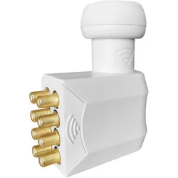 Megasat HD-Profi Octo (Octo LNB, 40mm), LNB, Weiss