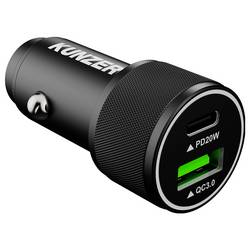 Kunzer 7USBAC12 Adapter 1x USB-A, 1x USB-C® Schwarz KFZ
