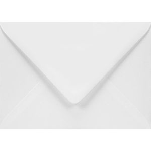Netuno Briefumschläge Aster Smooth, Weiß, B6, ohne Fenster, nassklebend, 120g/m², 25 Stück