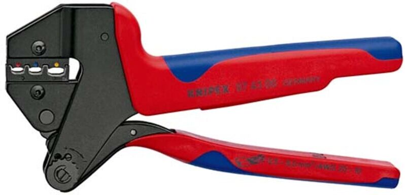 Knipex 97 43 06 Crimp-Systemzange mit Crimpeinsätzen)