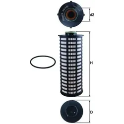Ölfilter MAHLE OX 1152D