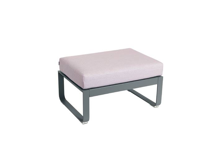 FERMOB BELLEVIE 1-Sitzer-Polsterhocker mit Sitzfläche aus