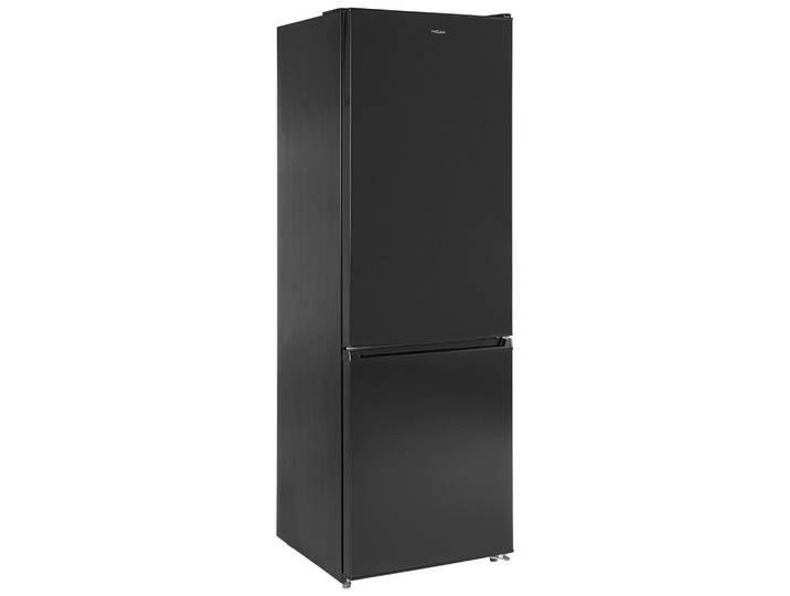 Mican Kühl-Gefrier-Kombination, Schwarz, Metall, Kunststoff, Glas, 1 Schublade(n),3 Schublade(n) Schubladen, D, 63x188x59.5 cm, Abtauautomatik, LED-Innenbeleuchtung, Küchen, Küchenelektrogeräte, Kühl- & Gefrierschränke, Kühl- und Gefrierkombinationen