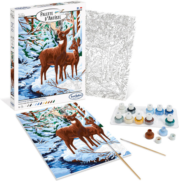 SentoSphère Palette d'artiste - Les Cerfs