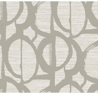 Seabrook Designs Pendelton Abstract Non-Woven Unpasted Wallpaper