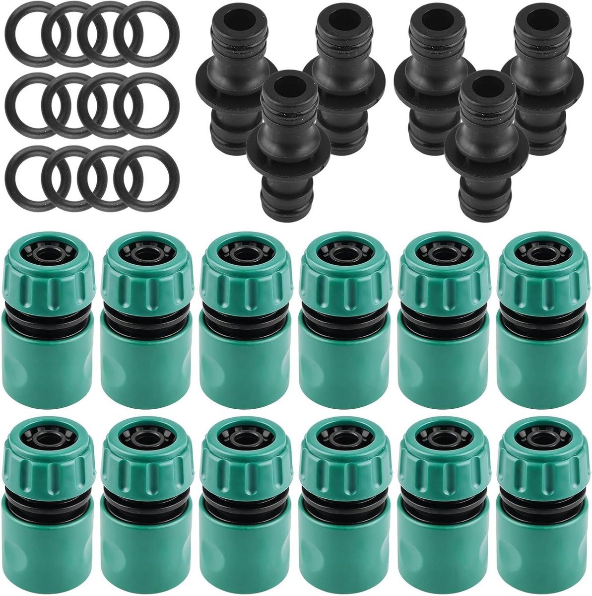 Groene Slangkoppeling Adapter voor Snelle Slangverbinding 1/2 inch