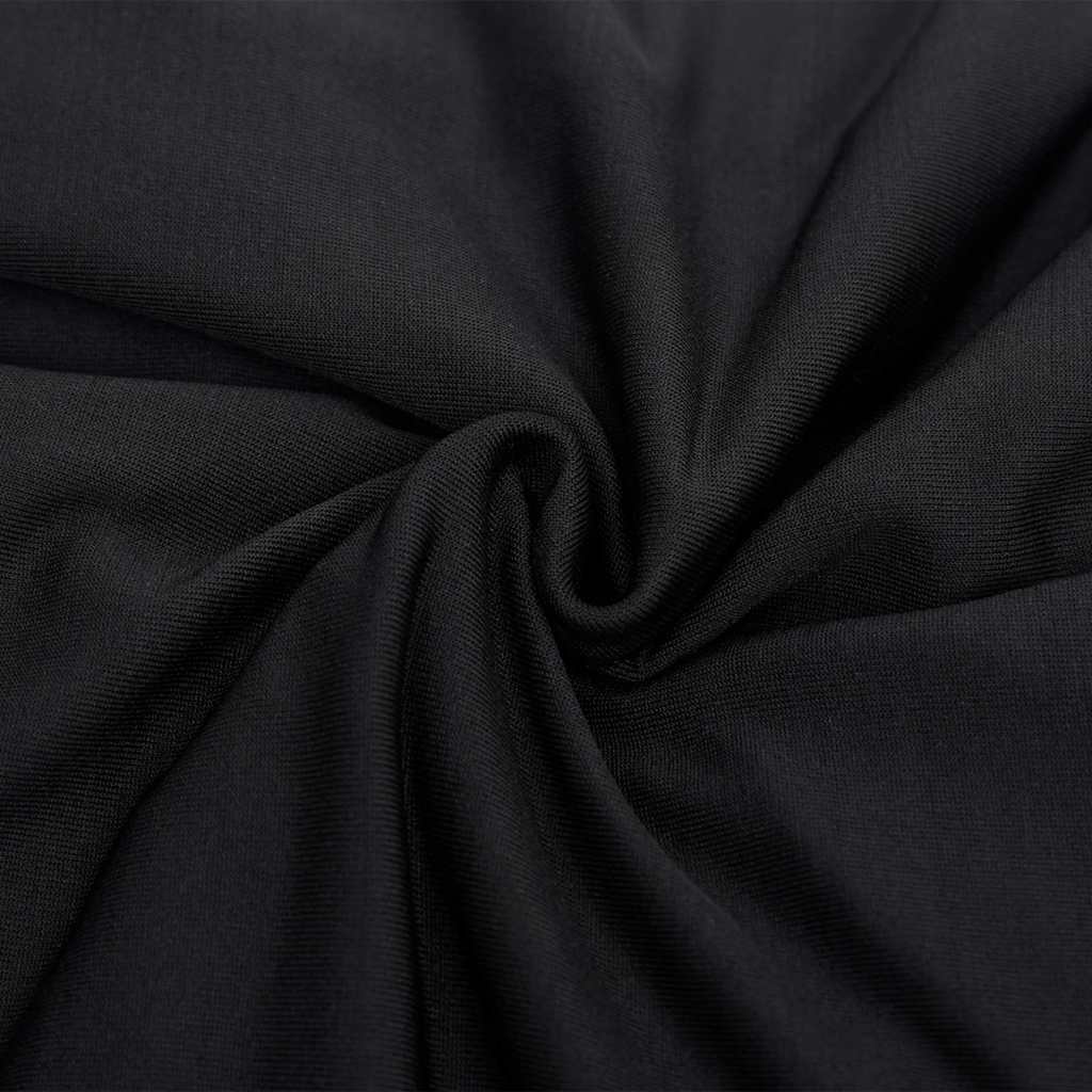 vidaXL Housse extensible de canapé Noir Jersey de polyester
